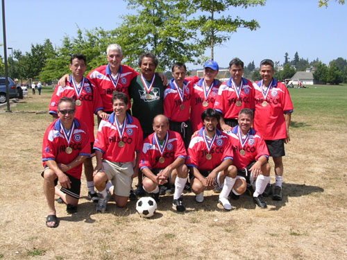 Men's Soccer Tournament - Gold Medal team - Liga Hispana