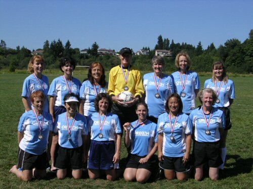 Women's Soccer Tournament - Gold Medal team - Hearts of Portland