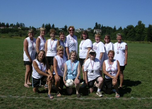 Women's Soccer Tournament - Silver Medal team - Over 50 Vintage