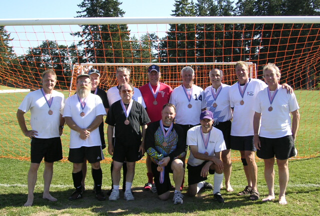 Men's Soccer Tournament - Bronze Medal team - Rusty Wankers, Bothell
